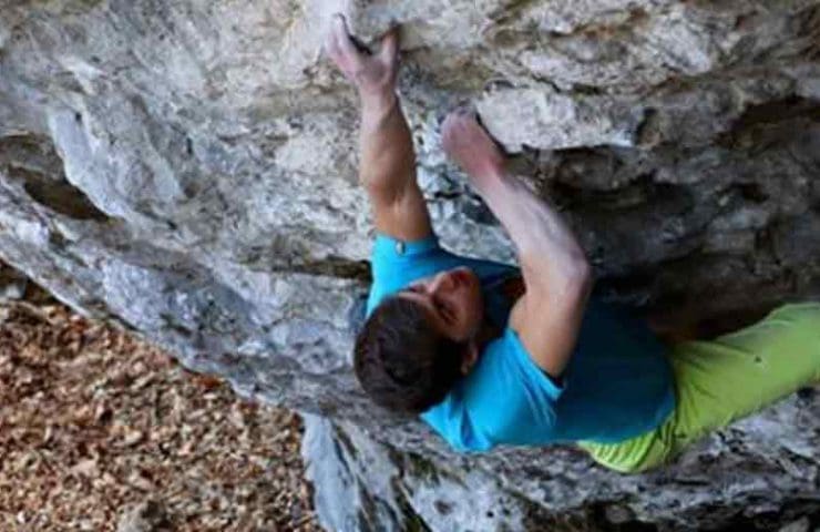 In speed mode: Christof Rauch commits numerous hard lines in the Frankenjura