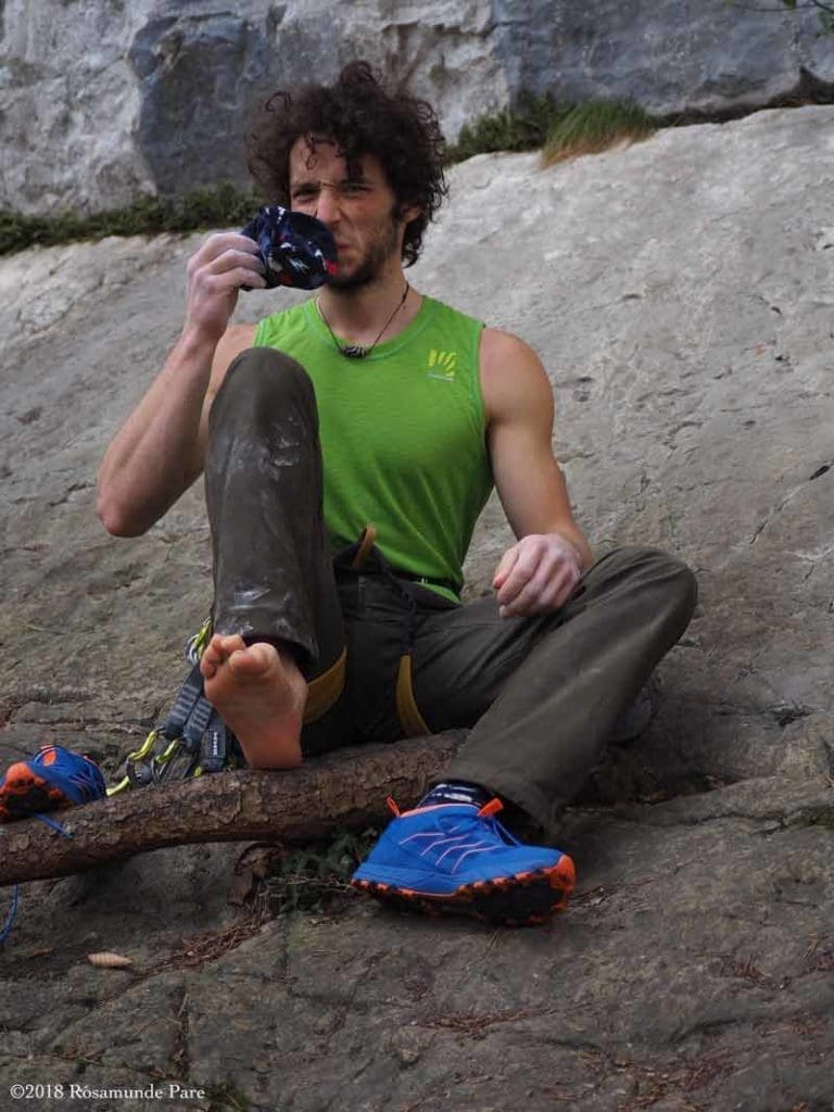 Alexander Rohr succeeds in the second ascent of Alpenbitter (9a) near ...
