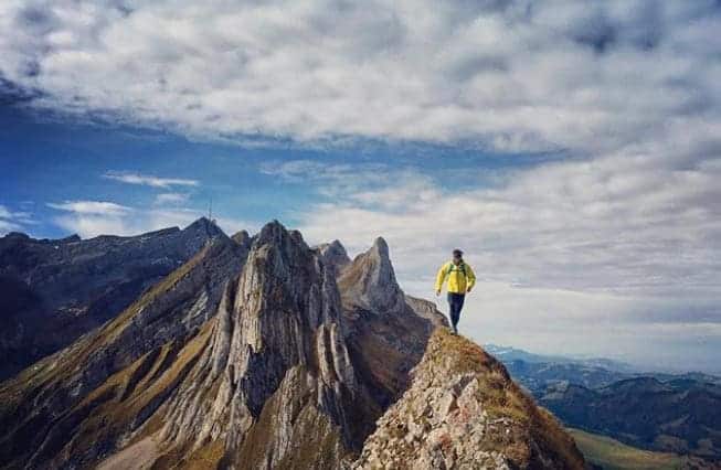 Trailrunning im Alpstein - Michi Wohlleben - Fotograf Bernard Rohr