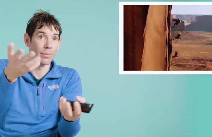 Alex Honnold comments on climbing scenes of old Hollywood classics
