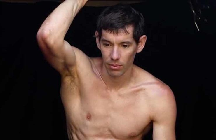 Alex Honnold at the nude photo shoot
