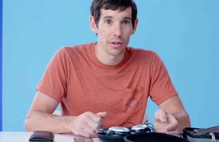 These are the 10 main items in the life of Alex Honnold