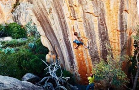 Fred Nicole und Giuliano Cameroni begehen die schwerste Kletterroute Südafrikas: Legacy (9a)