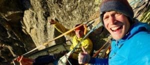 David Hefti und Marcel Schenk eröffnen mit Sotsura (8a, 260m) eine neue Traumtour im Bergell