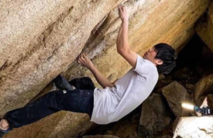 El Ryuichi japonesa Murai-abierto-a-new-8c + -Boulder - Estados