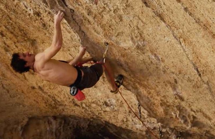 For once Adam Ondra upgrades a route: All In I'm Out (8c +)