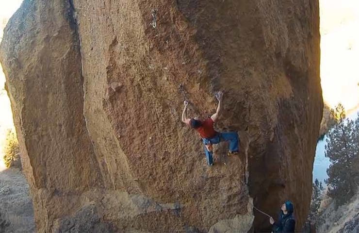 Adam Ondra with 8c + onsight inspection and open projects in Smith Rock