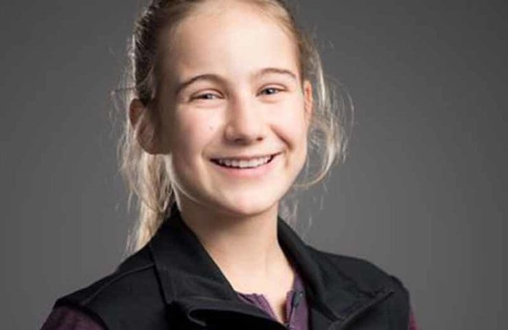 Die 13-jährige Ostschweizerin Noé Looser punktet Siesta (8c) bei Vättis