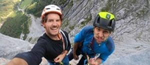 Martin Sieberer und Hannes Hohenwarter klettern die Tiroler Riss Trilogie