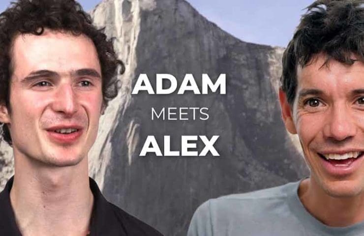 Alex Honnold and Adam Ondra in conversation