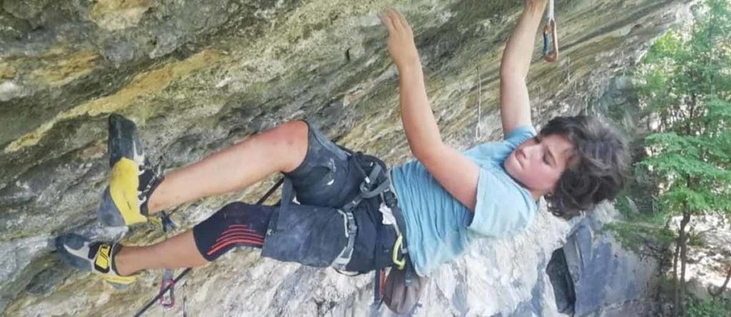 Weltrekord: 12-jähriger Andrea Chelleris klettert Pure Dreaming (9a)