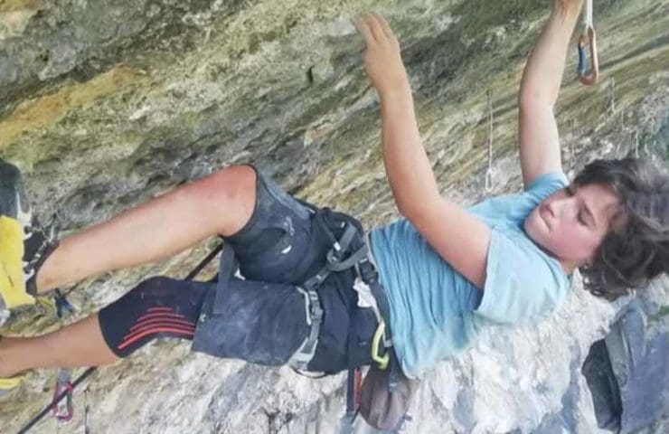 World record: 12-year-old Andrea Chelleris climbs Pure Dreaming (9a)