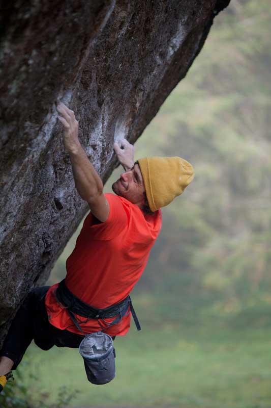 The route was not only a challenge in terms of climbing. (Photo Andrea Cossu)