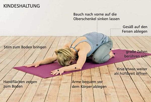 Postura de Yoga para Escaladores Niño
