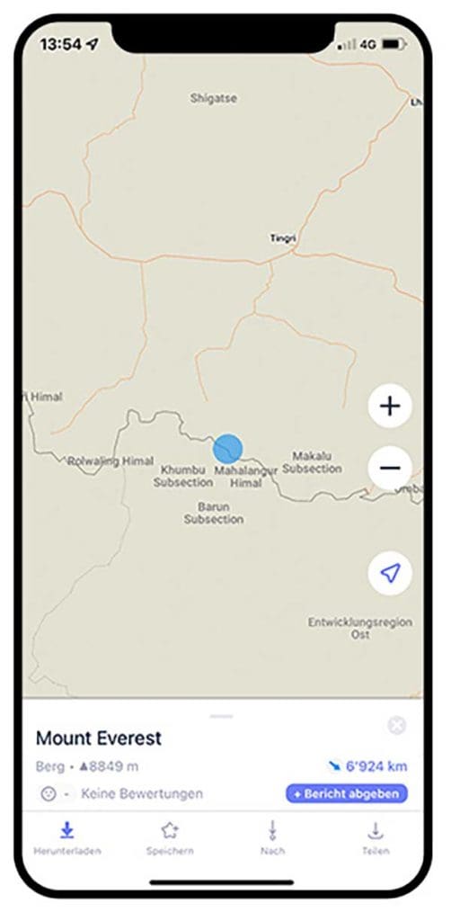 app-für-die-berge-maps-me
