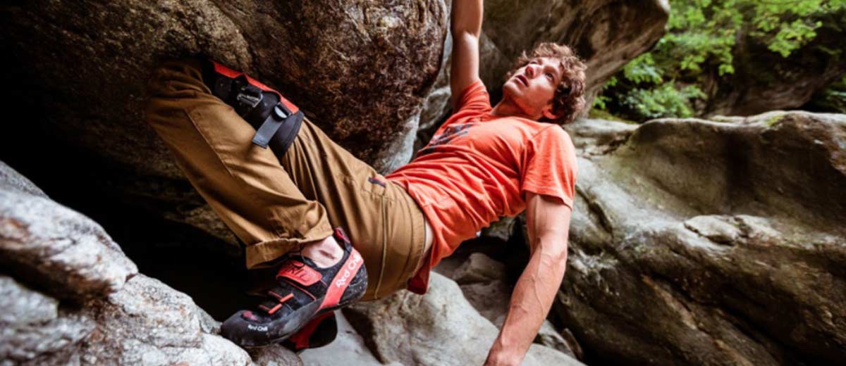 Combines comfort and performance: The Spirit climbing shoe by Red