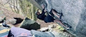 Video: Boulderlegende Dave Graham klettert Primitivo (8c)