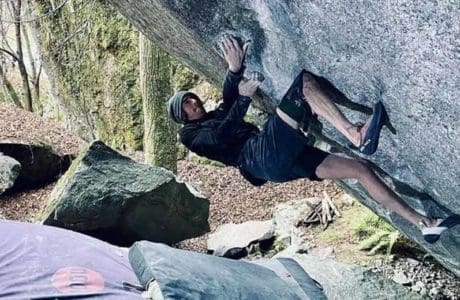 Video: Boulderlegende Dave Graham klettert Primitivo (8c)
