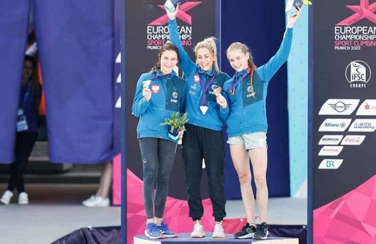 Polish triple victory in women's speed climbing | European Championship 2022