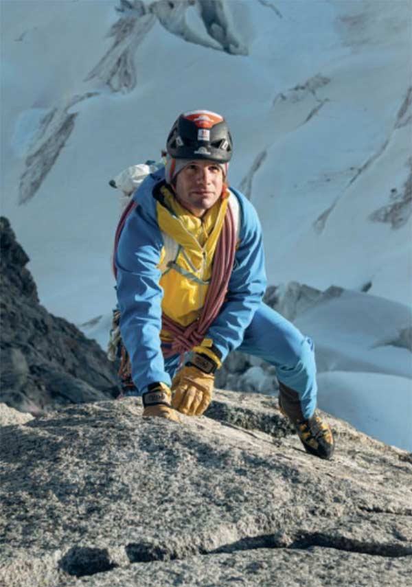 Alpinista profesional Roger Schäli. Imagen: Urs Nett