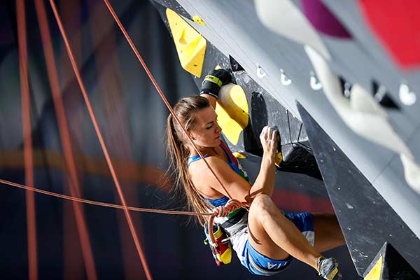 Lucia Capovilla: «I would be happy if I could help disabled people to approach climbing.» Image Dimitris Tosidis
