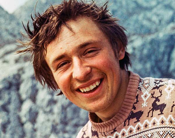 Silvo Karo 1978 in the Julian Alps. Image: ©Silvo Karo Collection