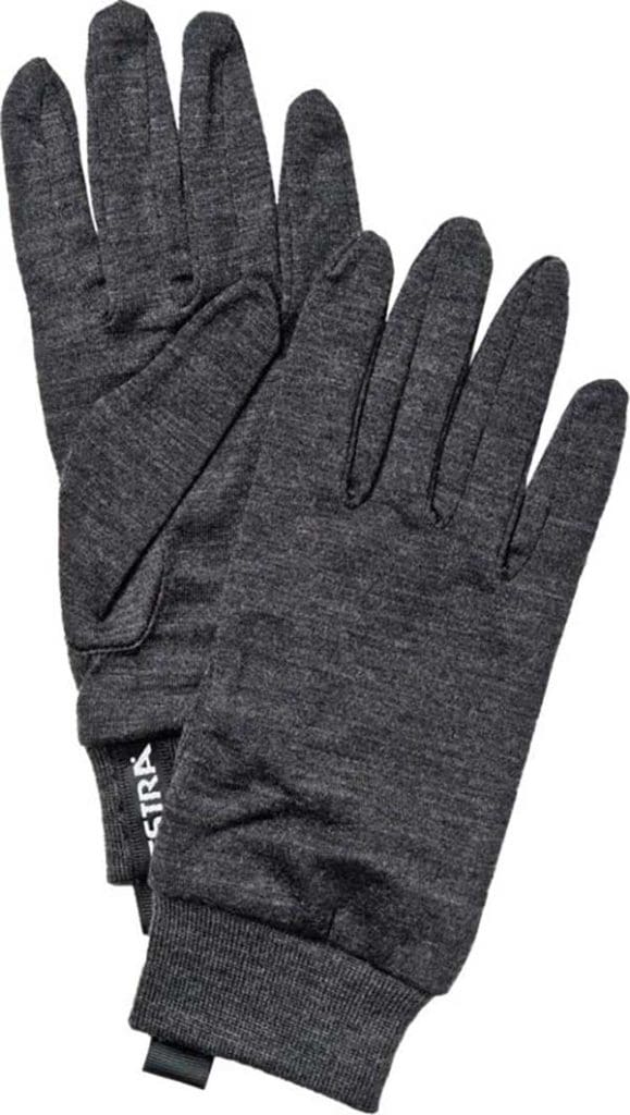 Liner gloves such as the Merino Wool Liner Active from Hestra provide additional warmth if required.