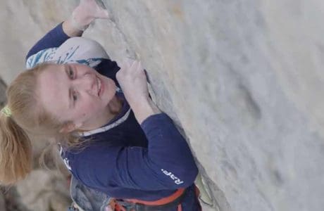 Martina Demmel climbs home to Africa (9a)