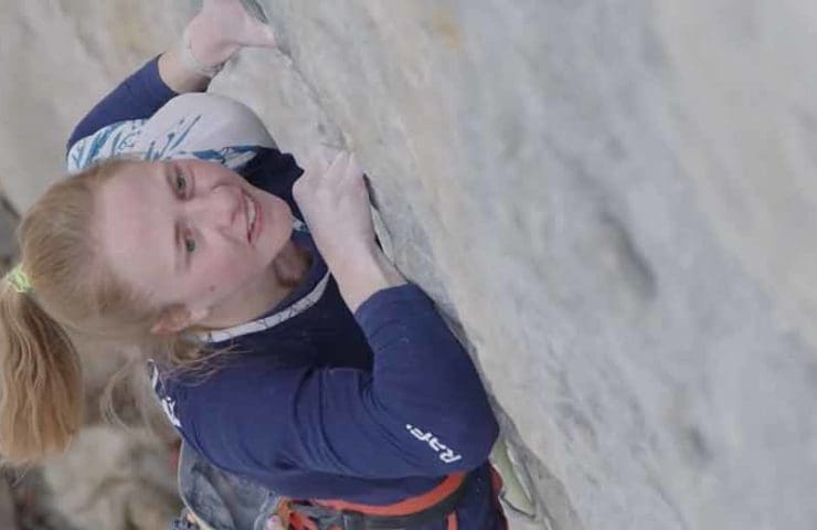 Martina Demmel climbs home to Africa (9a)