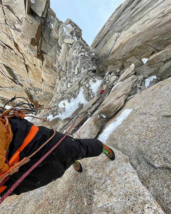 Alpine style: Colin Haley did without fixed ropes on his solo ascent. Image: Colin Haley