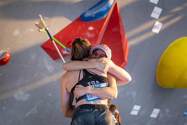 Oriane Bertone wird nach ihrem Sieg in Prag vom vergangenen Wochenende heiss darauf sein, erneut das Podest zu besteigen. Bild:  Jan Virt/IFSC