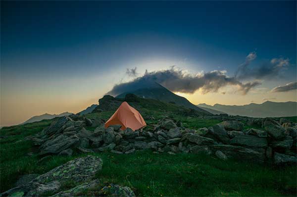 Even if the regulations in Austria are somewhat restrictive, unplanned emergency camping in the mountainous region is allowed throughout the country.  Photo: Christian Jericho