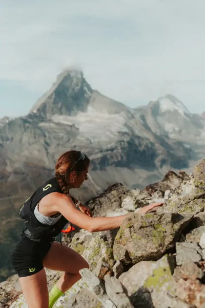 Ist Trailrunning das perfekte Training für Alpinisten? Maria Christen während des Ultraks Zermatt. Bild: briansharpcreates