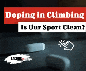 Annunci Lacrux TV_Doping nell'arrampicata sportiva_Rettangolo