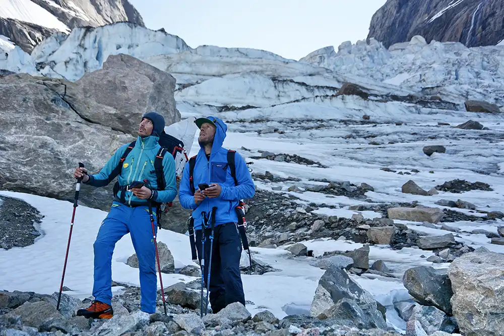Im Zustieg zur Droneren-Nordwand. Bild: Silvan Schüpbach