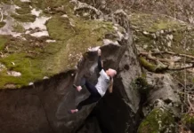 Siara Fabbri und Nicolai Uznik in Begehungslaune