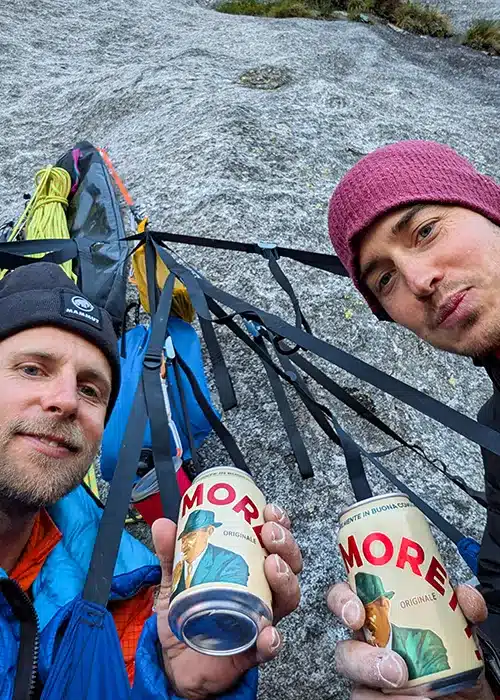 Jonas Schild et Thomas Schmid avant le septième lancer | Photo&nbsp;: Jonas et Thomas