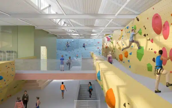 3D Visualisierung der Halle | Bild: Alpenverein Kletterzentrum Innsbruck GmbH