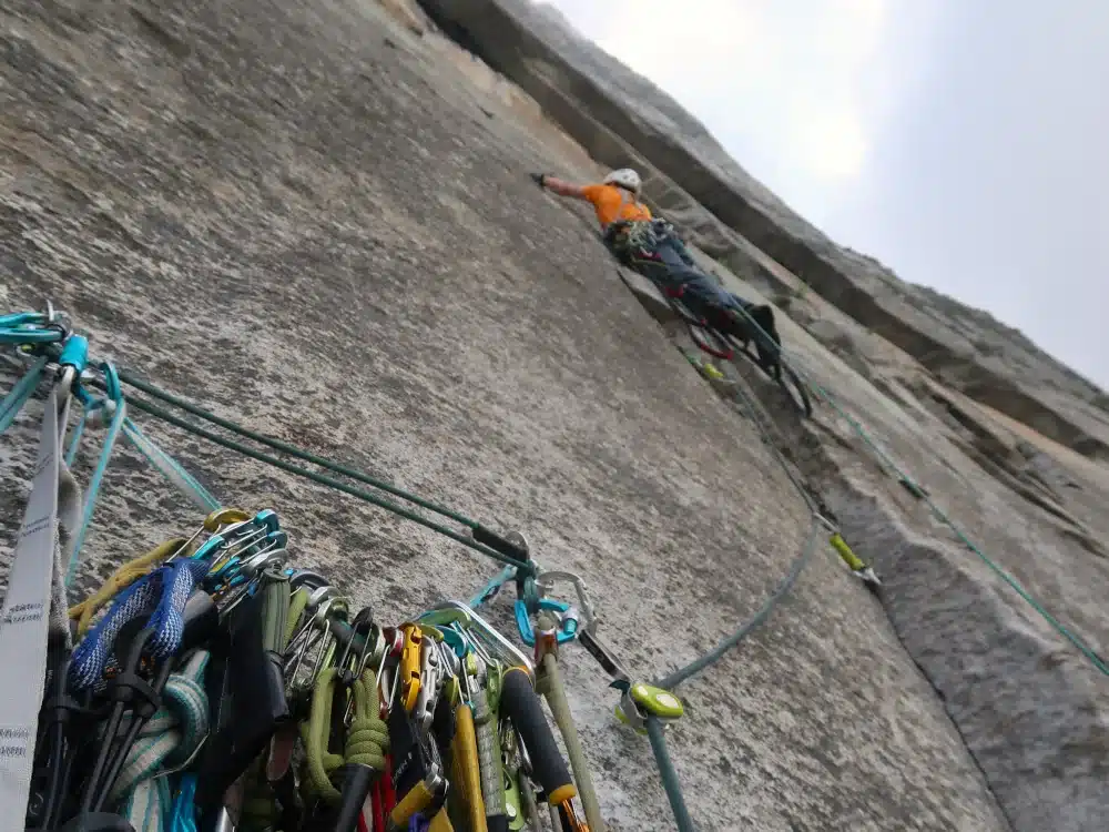 Ohmega als Dummy am Bigwall-Stand.