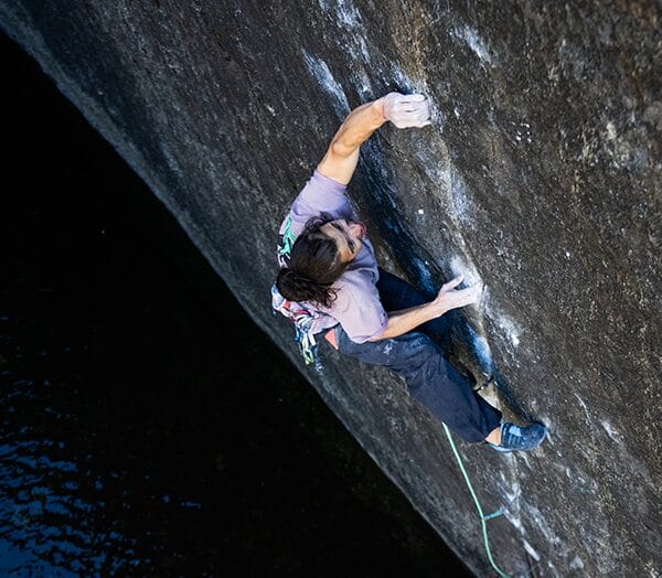 Beeindruckende Leistung: Pietro Vidi wiederholt das Trad-Testpiece »Magic Line«